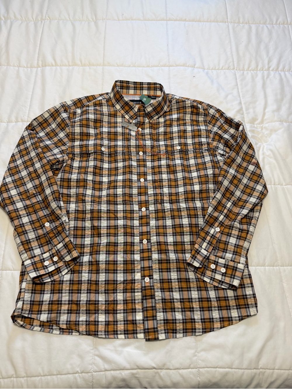 NWT Orvis button down sun shirt